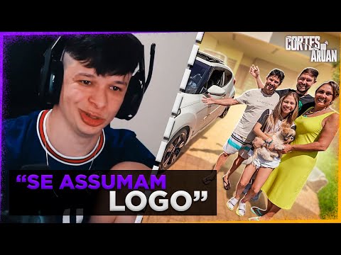 ARUAN REAGE A MOSTREI PRA FAMILIA DO RENAN MEU CARRO NOVO (DANI NOBREGA) - Cortes do Aruan