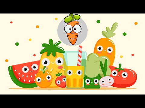 Să Învățăm Cu Morcovel - Fructele, Legumele, Animalele...