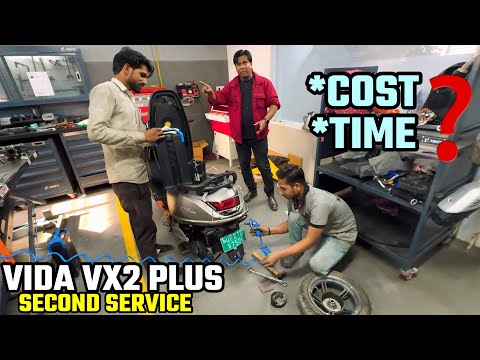 Hero Vida VX2 Plus second Service Detailed Review | Cost & Time ?
