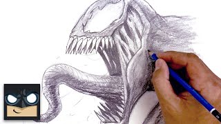 How To Draw Venom  Sketch Saturday (Step by Step)