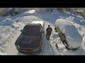 Small Dog Stands Up to Massive Moose || ViralHog