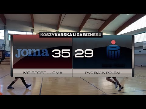 MS Sport - JOMA vs PKO Bank Polski - VII kolejka - III Liga Warszawa - Koszykarska Liga Biznesu