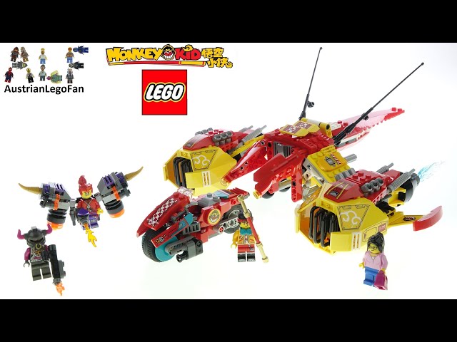 Vídeo relacionado con LEGO Monkie Kid 80008 - Monkie Cloud Jet para niño