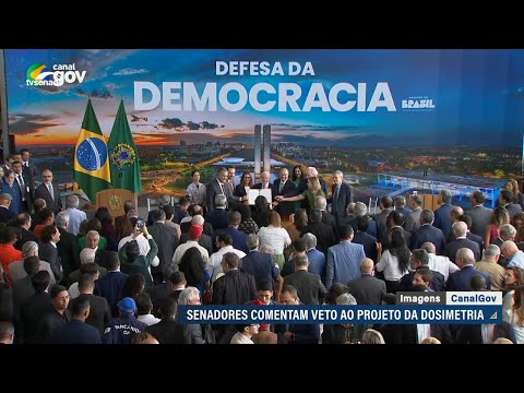 Veto integral ao projeto da dosimetria repercute no Senado