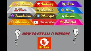 GUIDE TO ALL 11 RIBBONS | BitLIfe Life Simulator