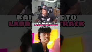 KAI REACTS TO LARRAYS DISTRACK! (Canceled)😂 #kaicenat #larray #distrack #kaicenatclips #ishowspeed