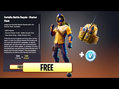 how to get summit striker starter pack for free new fortnite summit - neuer starter pack skin fortnite