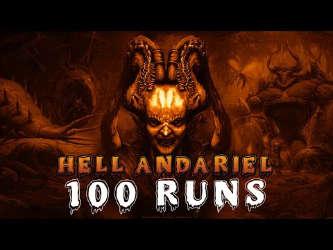 Project Diablo 2 - 100 Andariel Runs | Awesome Drops !!