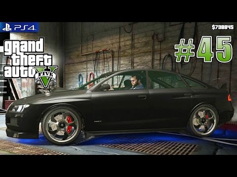 GTA V / GTA 5 - PS4 / XBOX ONE Walkthrough Next Gen Gameplay PART 45 Tuning Michael's car #1