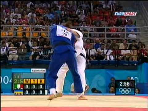 Judo Olympia Athen 2004 Lucia Morico vs Anastasiia Matrosova