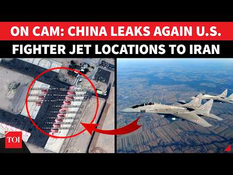 China 'BREACHES' Israeli Airbase; Leaks Images Of US F-22 Stealth Jets Deployed For Iran Mission
