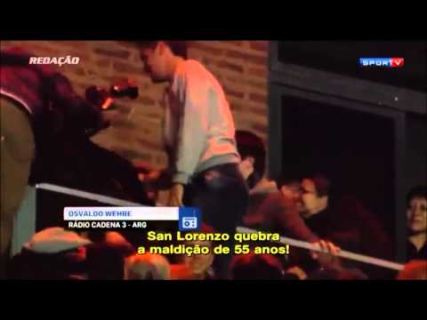 JÁ VOTOU NA ENQUETE DO 'REDAÇÃO SPORTV'? A narração do título do San Lorenzo