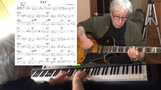 E.S.P. - jazz guitar & piano cover ( Wayne Shorter ) Yvan Jacques