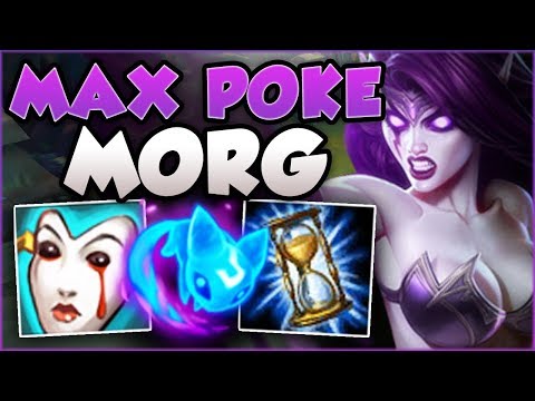 CAN ANYONE SURVIVE VS THIS MAX POKE MORGANA BUILD?? MORGANA SEASON 8 TOP GAMEPLAY! League of Legends