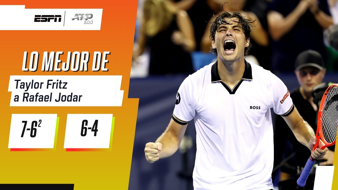 FRITZ VENCIÓ A JÓDAR, SE CORONÓ EN WASHINGTON Y CORTÓ LA RACHA DE 4 FINALES PERDIDAS | RESUMEN