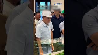 Tỷ phú Vượng đích thân đi thị sát “siêu đô thị” gần 60.000 tỷ đồng tại TP.HCM 