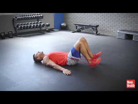 Band glute bridge