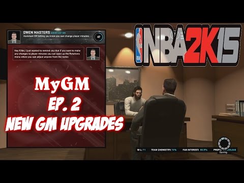 NBA 2K15 Gameplay Chicago Bulls MyGM Ep.2 - GM Upgrades