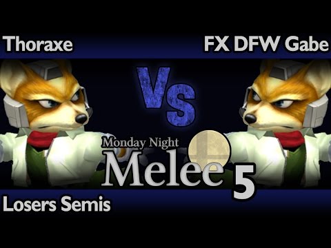 MNM5 Melee - Thoraxe (Fox) vs FX DFW Gabe (Fox) - Losers Semifinals