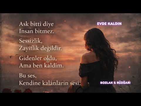 EVDE KALDIN-BOZLAK #bozlakhavaları #arabesk #gecemüziği #hüzünlümüzik #slowmüzik