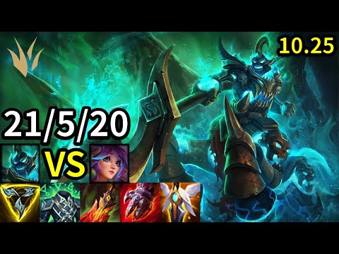 Hecarim Jungle vs Lillia - KR Grandmaster | Patch 10.25