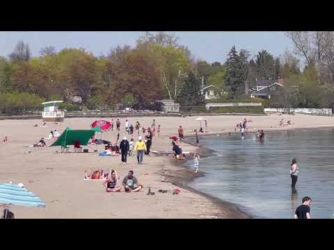 Victoria Beach in Cobourg May 16, 2021
