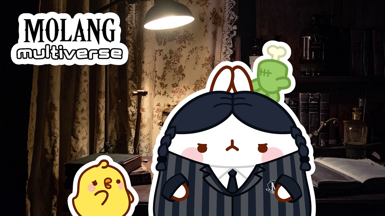 Molang Multiverse #13 Molang inside Wednesday series 🖤