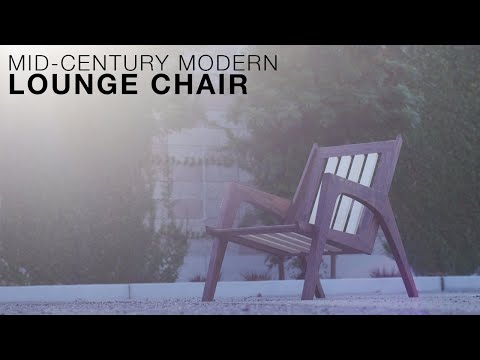 Building a Mid-century Modern Lounge Chair: Redux -- Plans Available!