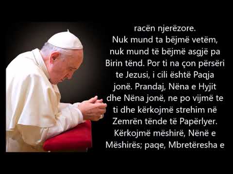 LUTJA E ATIT TË SHENJTË në fund të orës së lutjes Pacem në Terris, 27 TETOR 2023