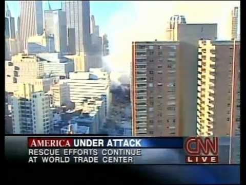 CNN 9/11 LIVE TV Coverage (9/12/01) 8:00 A.M - 8:15 A.M