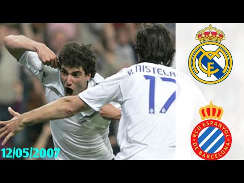 Real Madrid vs Espanyol 12/05/2007 ● La Liga 2006/2007 (M34)