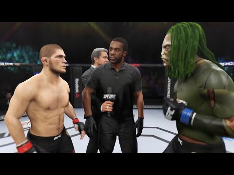 UFC 2 - Khabib vs. Swamp Alien - Crazy UFC 👊🤪