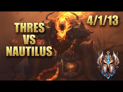 Thresh Support Vs Nautilus - EU Challenger Match Summary Patch 9.19