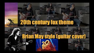 Queen - 20th century fox theme - Brian May style (guitar cover)