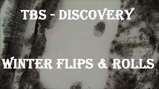 preview picture of video 'TBS Discovery - winter flips and rolls, ending with a hard crash'