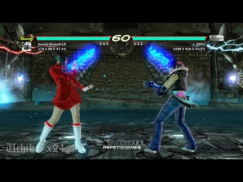 95_6 D Lili Rochefort ( Uchiha x24 ) VS (e_555-e) Asuka Kazama - Tekken 6 Online Igualadas PS3