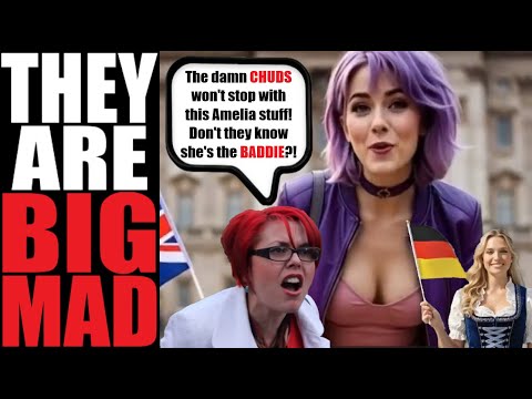 BACKFIRE: Amelia has INSPIRED a German copycat. The chuds LOVE gaming characters like this