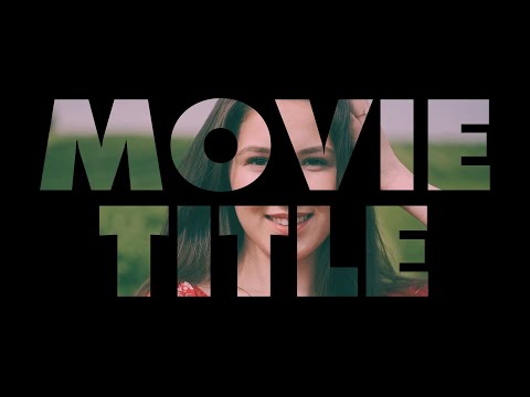 Make Cinematic Movie Title Animation in Premiere Pro CC (Tutorial)