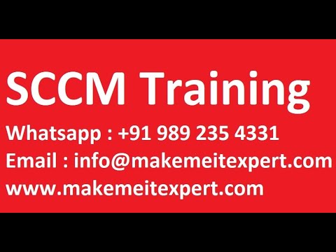Microsoft Endpoint Manager MECM | SCCM Training | Tutorial Step By Step | Day 1