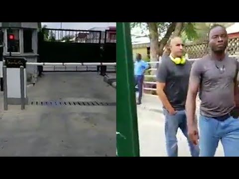 THUGS ATTEMPTING TO ATTACK THE VGC ESTATE FOR NIGERIAN POLITICIAN