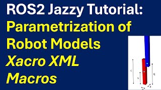 ROS2 Jazzy Tutorial and Xacro: Parametrization of Robot Models using Xacro XML Macros
