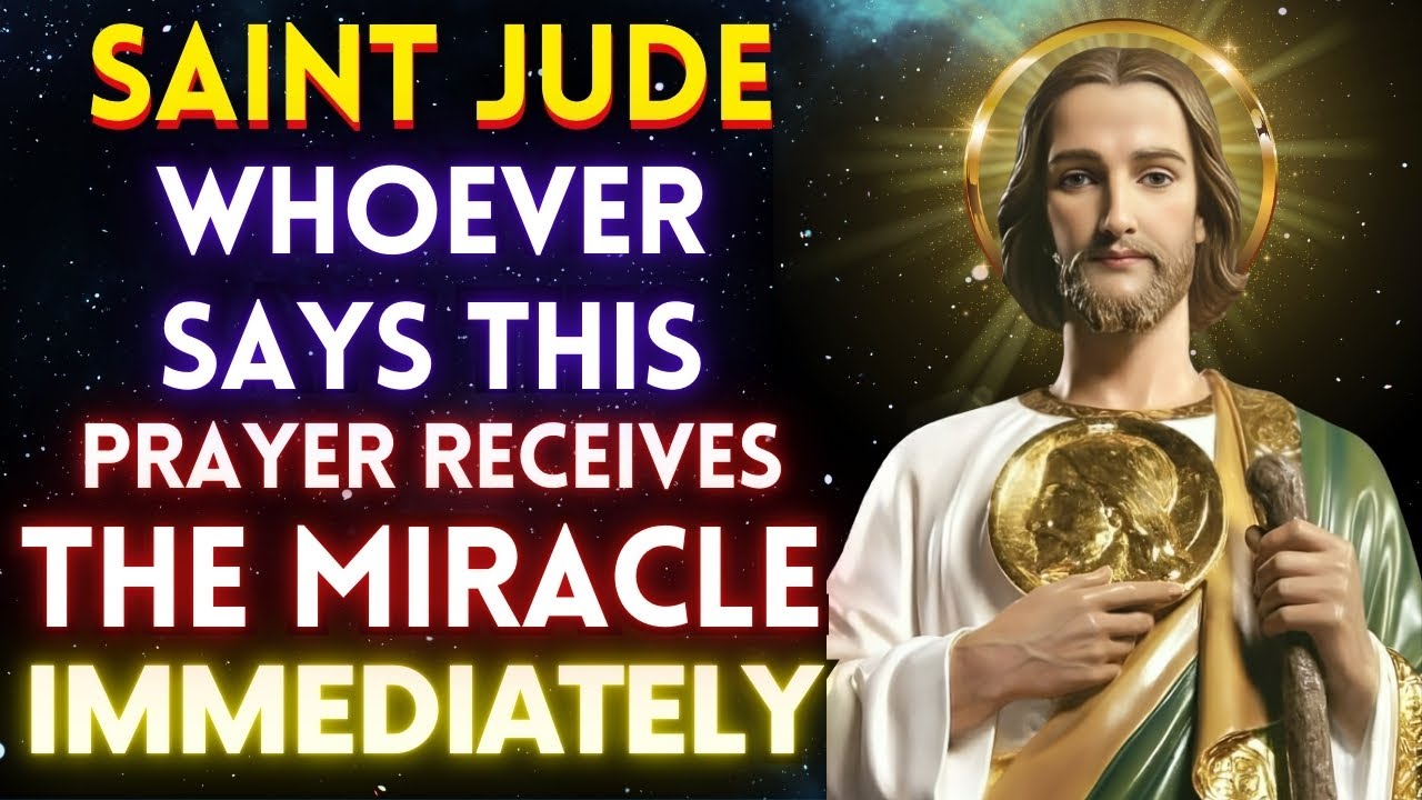 ✝️PRAYER TO SAINT JUDE FOR IMPOSSIBLE CASES, URGENT AND DESPERATE NEEDS🙏