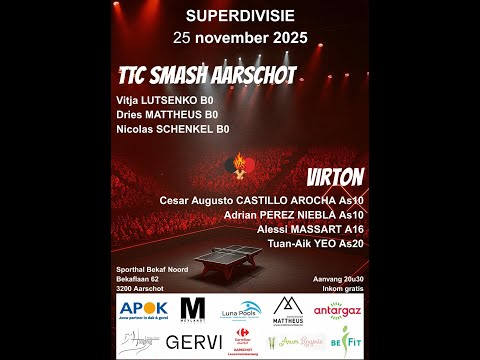 Super Heren  wk8 - Smash Aarshot - Mondial Express Virton