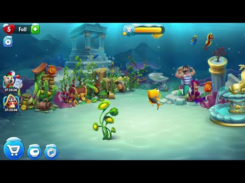 FISHDOM - Gameplay Level 63-66 Save The Fish, Help to Still Live! - Build Aquascape