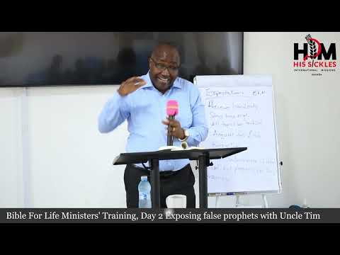 Bible for Life Ministers' Training || Day 2_Session 1 || Uncle Timothy Olanade