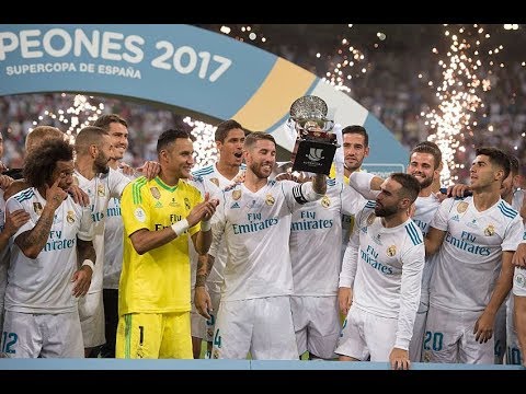 How Real Madrid Celebrated Super Copa 17/08/2017 🏆 🏆 HD 720i