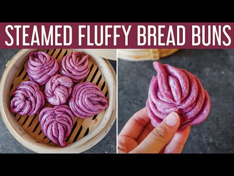 Chinese-Inspired Fluffy Steamed Flower Bread Buns | Isolation Baking, Pantry-Friendly Vegan Recipe
