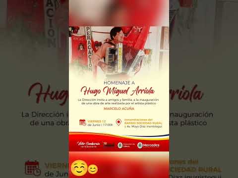 Don Hugo!!en Mercedes corrientes homenaje a este gran acordeonista de quien aprendí un poco😊