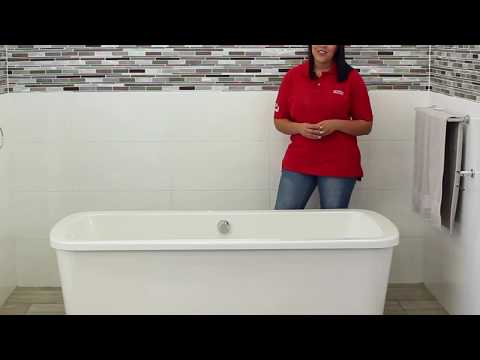 Concorde White Freestanding Skirted Bath - 1800 x 800mm AQWHFS0026