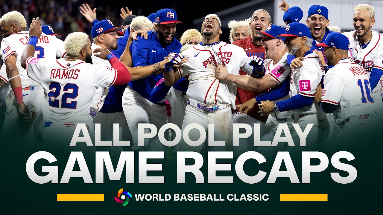 Game recaps of ALL World Baseball Classic Pool Play games! (Walk-offs, historic performances, more!)